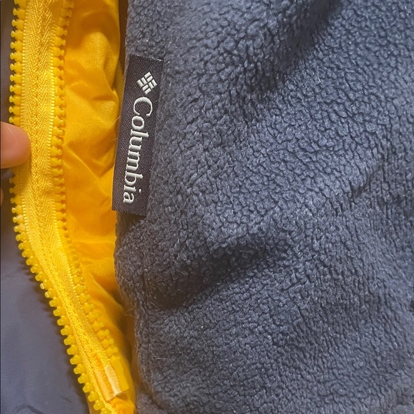 Columbia Interchange Core Winter Jacket in yellow and blue. - Picture 11 of 15